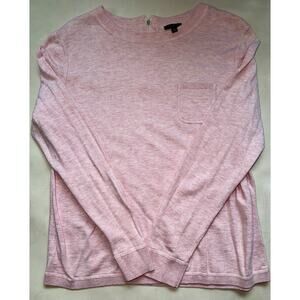 Talbots pink pocket long sleeve pullover - Medium